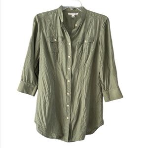 Banana Republic Silk Button Down Blouse